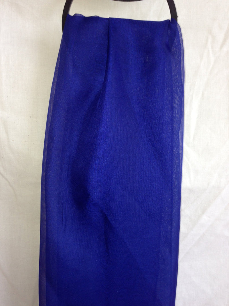 [Australia] - Plain Royal Blue Chiffon Style Scarf Thin Pretty Scarf Great for Any Outfit Lovely Gift 
