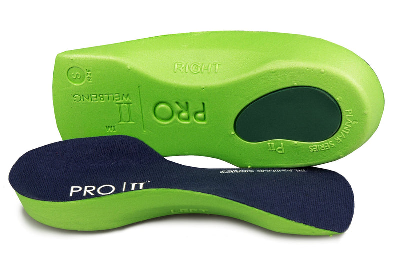 [Australia] - Pro11 wellbeing Slim fit Arch Support Orthotic Insoles for The Treatment of Plantar Fasciitis 9-10.5 Green 