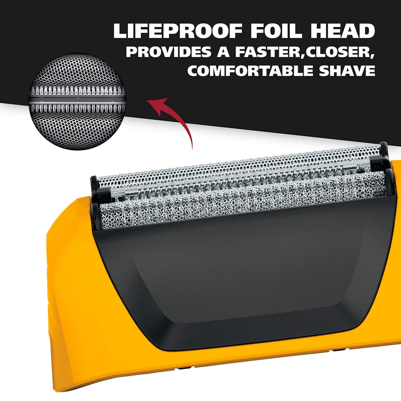 [Australia] - Wahl Lifeproof Shaver Foil and Cutter Replacement, Smooth Shaver Head, Electric Shaver Replacement Heads, Spare Lifeproof Shaver Parts, Cutter Bars, Three Cut System, Waterproof 