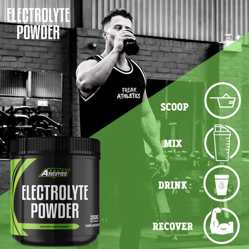 [Australia] - Electrolyte Powder - 250g of Unflavoured Electrolytes - Suitable for Both Men & Women - Made in The UK 