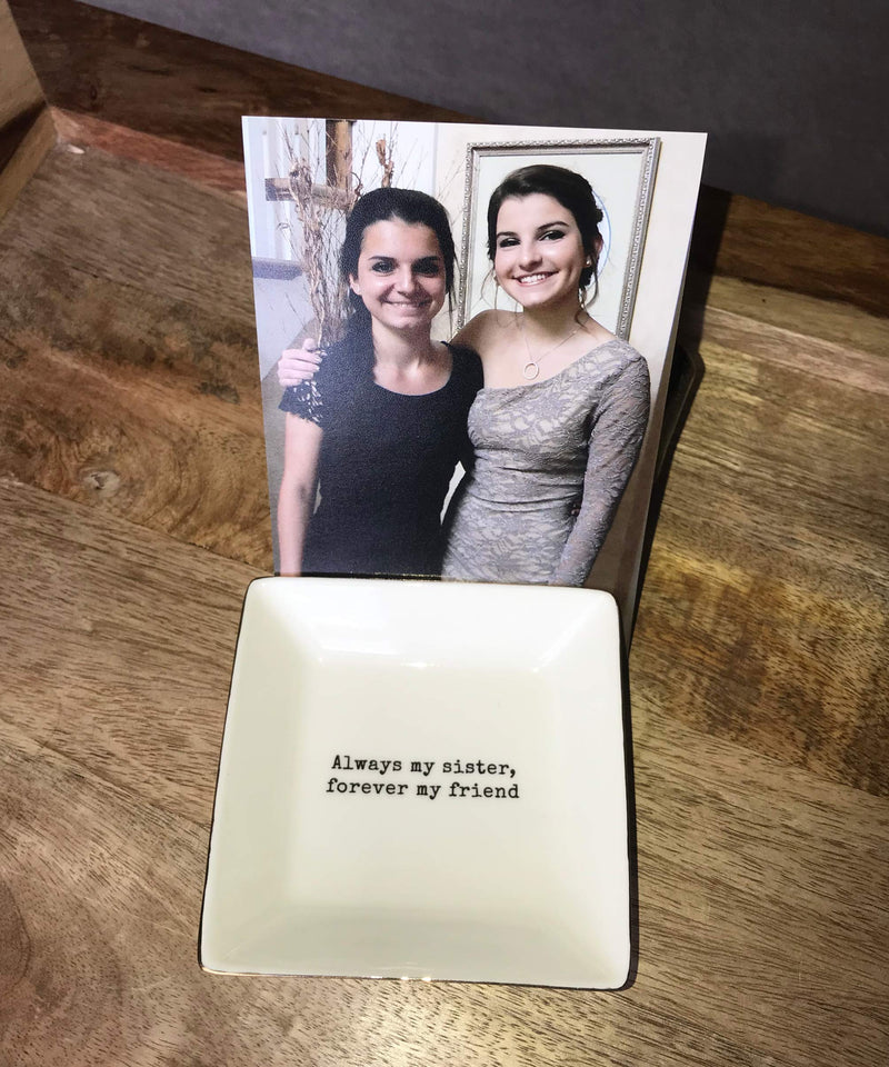 [Australia] - Sister Gift | Jewelry Ring Holder | Elegant Trinket Tray Organizer Dish by Simply Charmed 