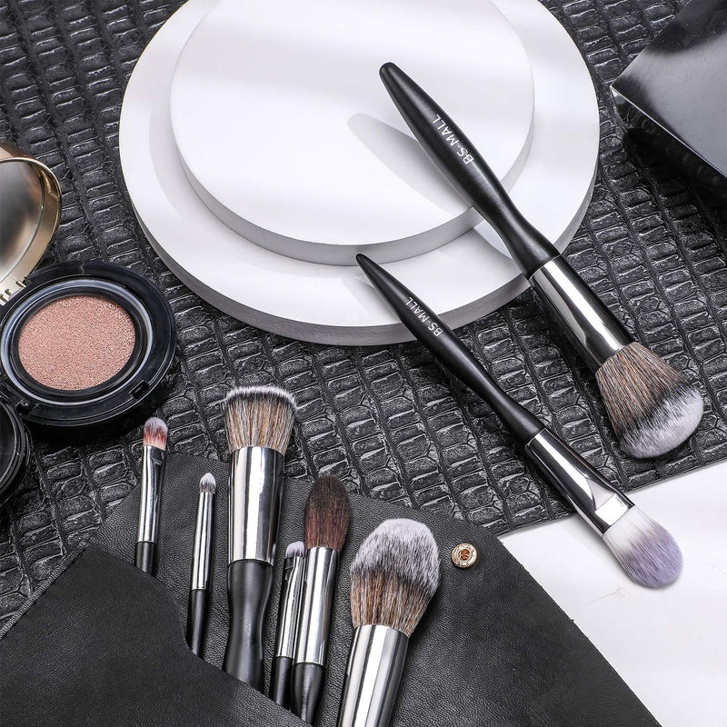 [Australia] - BS-MALL Makeup Brush Set 16pcs Makeup Brushes Premium Synthetic Bristles Powder Foundation Blush Contour Concealers Lip Eyeshadow Brushes Kit 