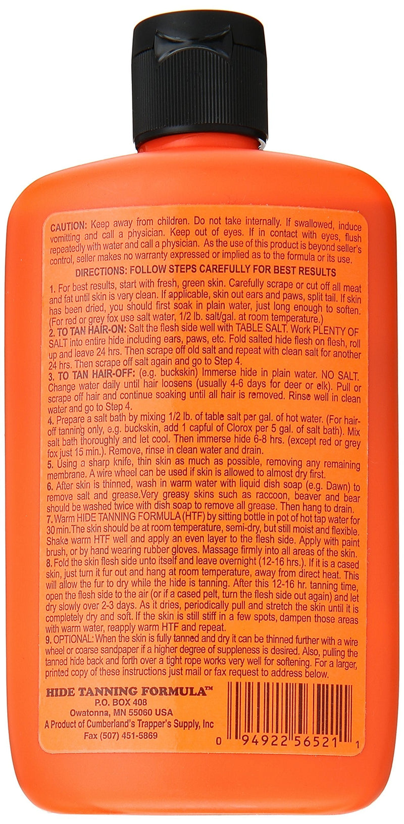 [Australia] - Trapper's Hide & Fur Tanning Formula. 