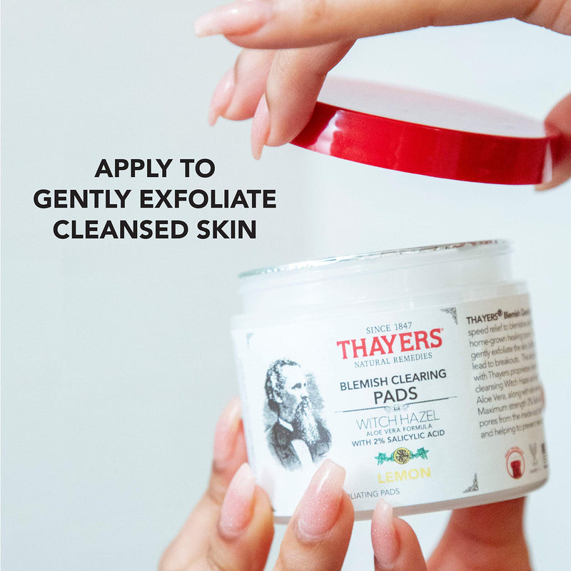 [Australia] - THAYERS Alcohol-Free Witch Hazel Blemish Clearing Pads, 60 Pads THAYERS Alcohol-Free Witch Hazel Blemish Clearing Pads, 60 Pads 