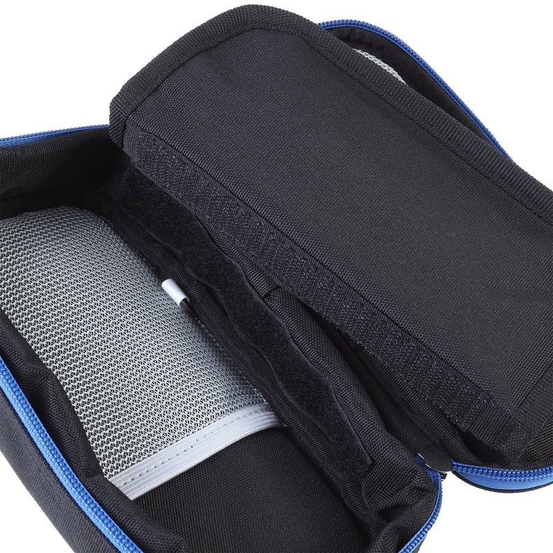 [Australia] - Parateck Oxford Fabric Medical Travel Cooler Bag Insulin Cooling Case with 2 Ice Packs for Diabetics Medication Cool (Black) Black 