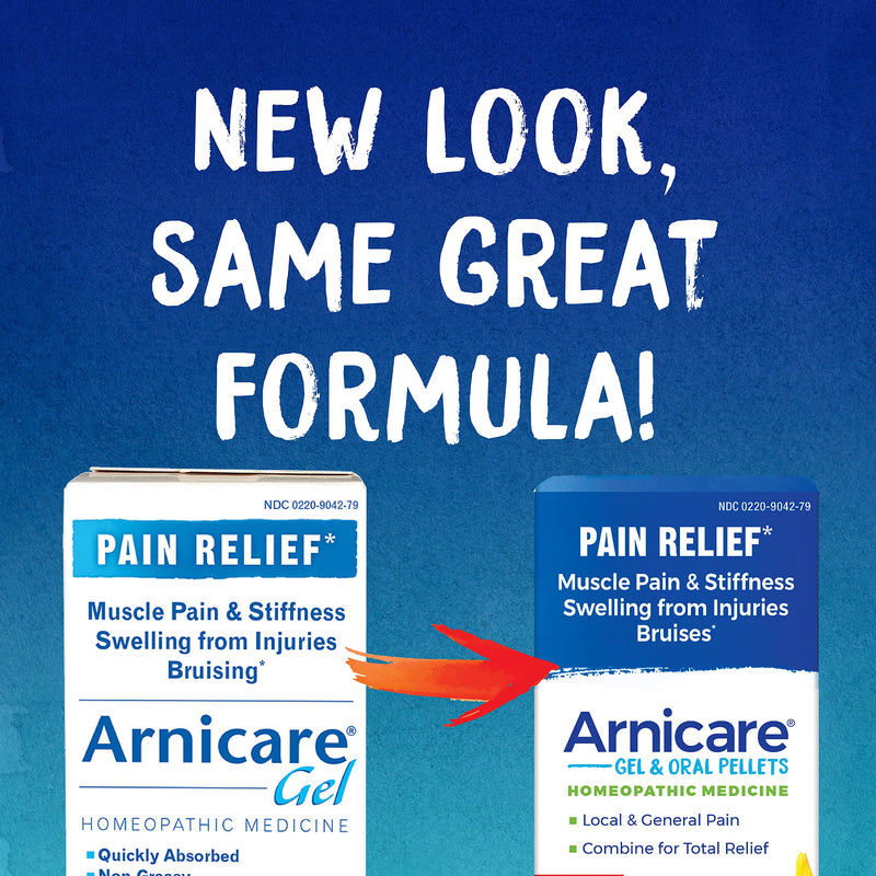 [Australia] - Boiron Arnicare Value Pack 2.6 Ounce (Pack of 1) Gel + 80 Pellet Tube Homeopathic Medicine for Pain Relief 