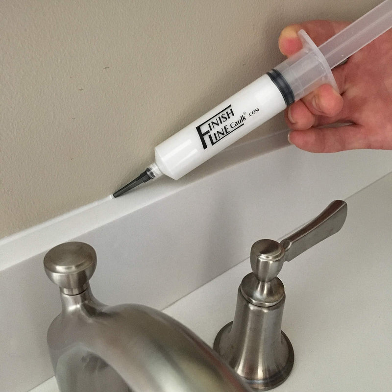 [Australia] - Finish Line Acrylic Urethane Elastomeric Sealant Pre-Filled Precision Caulk Gun One Ounce Tube Single (Off White, FLCPREFILL, 1, 00142) Off White 