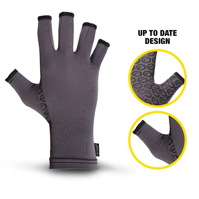 [Australia] - Optimum Arthritis Compression Therapy Gloves Relieve Pain Support for Hands and Joints - Medium M (2 Count) 