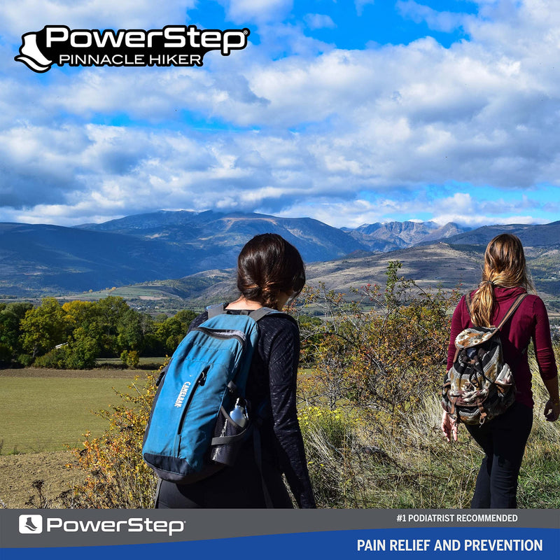 [Australia] - Powerstep Insoles, Pinnacle Hiker, Arch Support Hiking Boot Insole, Maximum Arch Support Orthotic For Women and Men Camo Men's 10-10.5 / Women's 12 