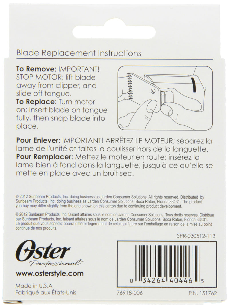 [Australia] - Oster Professional 76918-006 Replacement Clipper Blade, Size 00000 