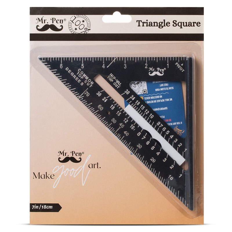 [Australia] - Mr. Pen- Rafter Square, Metal Square, 7 Inch, Carpenters Square, Square Tool, Metal Square Ruler, Carpentry Squares, Woodworking Square, Square Angle Tool, Aluminum Rafter Square, Carpenter Square 