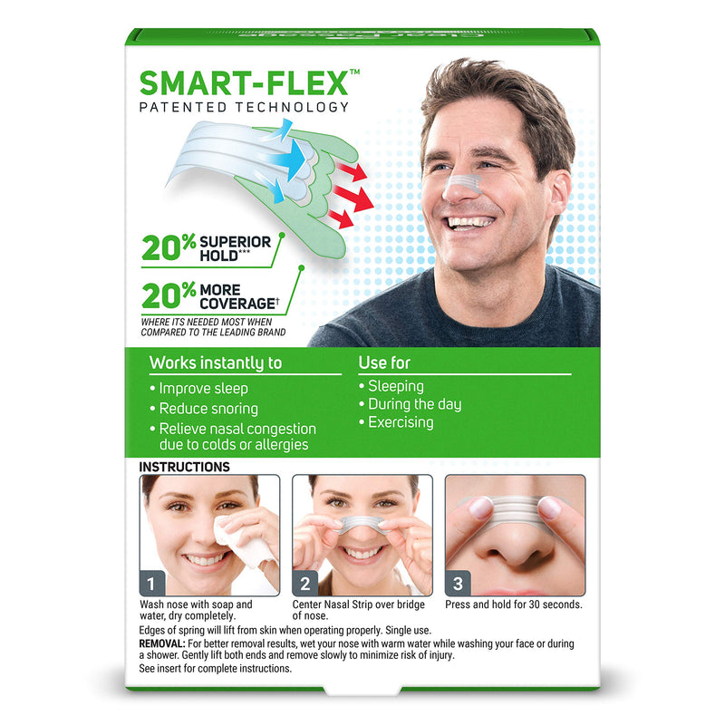 [Australia] - Clear Passage Nasal Strips, Clear Extra Strength, 50 Count | Works Instantly to Improve Sleep, Reduce Snoring, & Relieve Nasal Congestion Due to Colds & Allergies 50 Count (Pack of 1) 