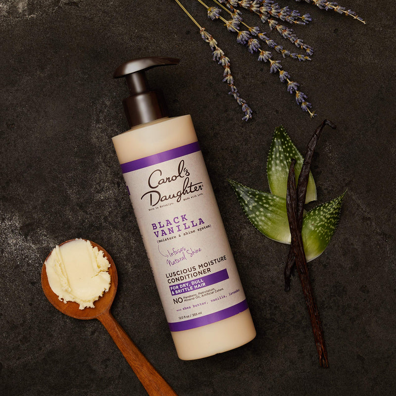 [Australia] - Carol’s Daughter Black Vanilla Moisturizing Conditioner for Curly, Wavy, Natural Hair, Adds Hydration & Shine to Dry, Damaged Hair- Made with Shea Butter and Rosemary, 8 fl oz 