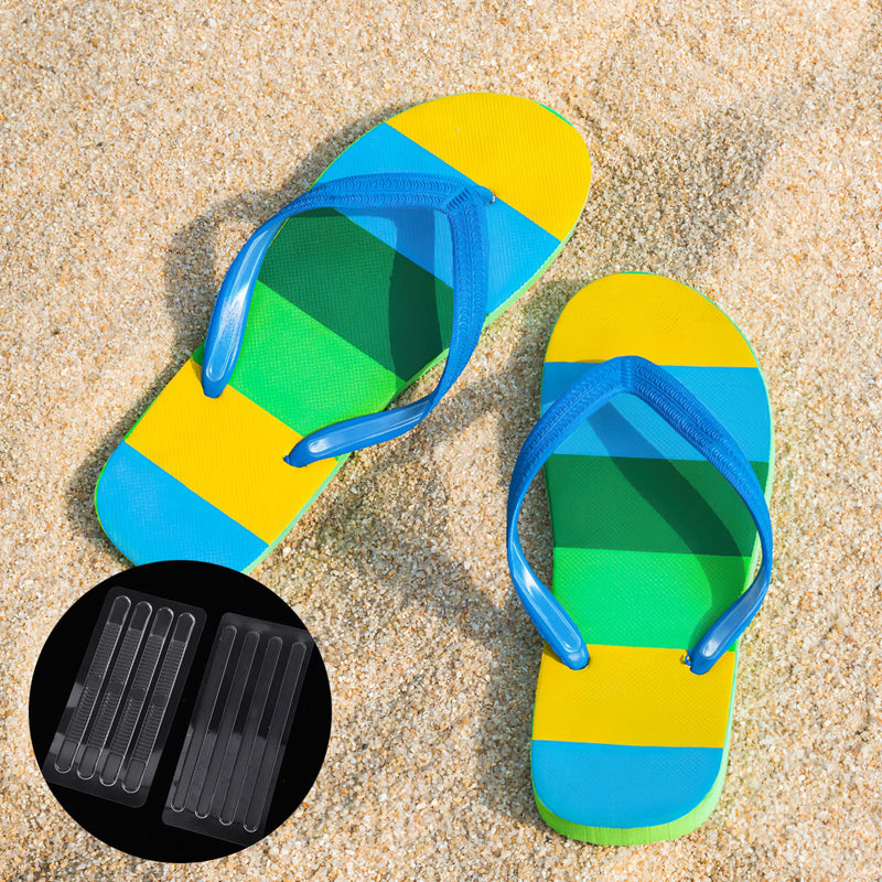 [Australia] - Exceart Shoe Strap Grip, Sling Shoe Grip for Sandals Sling Backs, 16pcs Invisible Shoe Inserts, Adhesive Mini Grips, Pinch Protection 