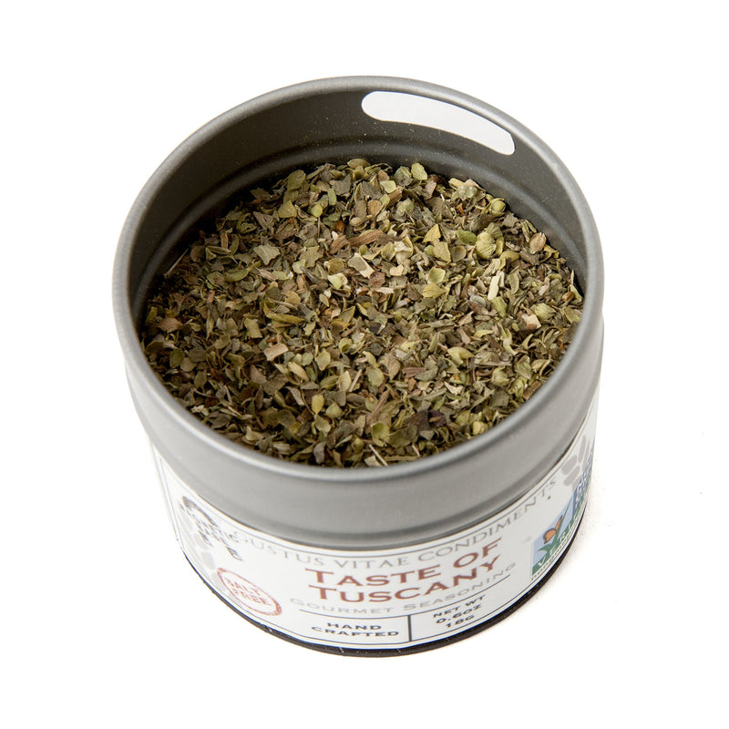 [Australia] - Gustus Vitae - Taste of Tuscany - Gourmet Seasoning - Non GMO - Artisanal Spices Blend - Magnetic Tin - Gourmet Spice Blend - Crafted in Small Batches - Hand Packed 