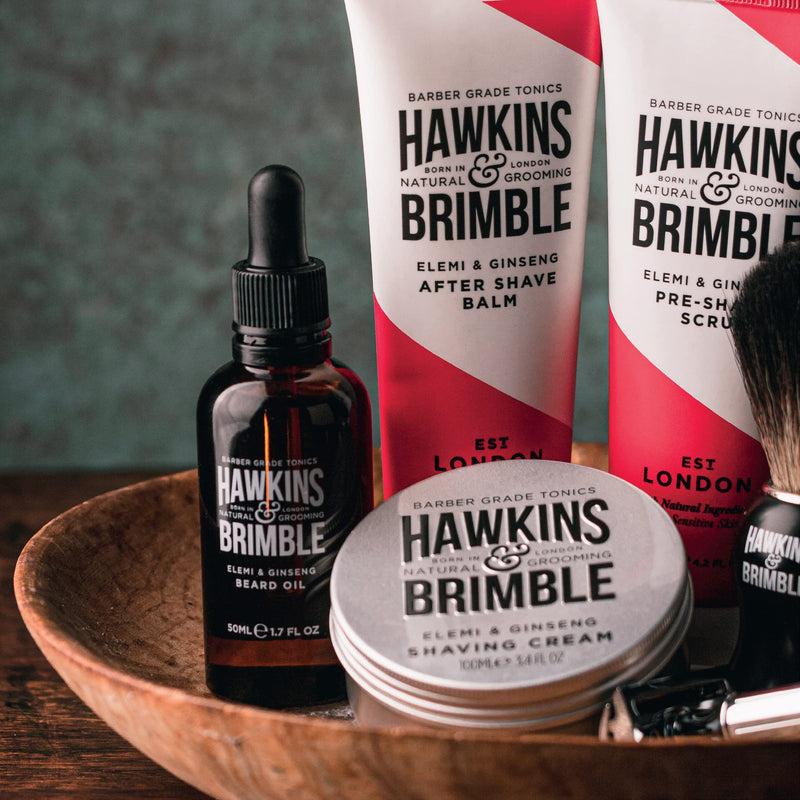 [Australia] - Hawkins & Brimble Beard oil Promotes Beard growth with Beard oil for Men, Beard oil Repairs your Beard with Argan and Olive oil, Update your Beard Care Routine with Shea Butter and Vitamin E. 