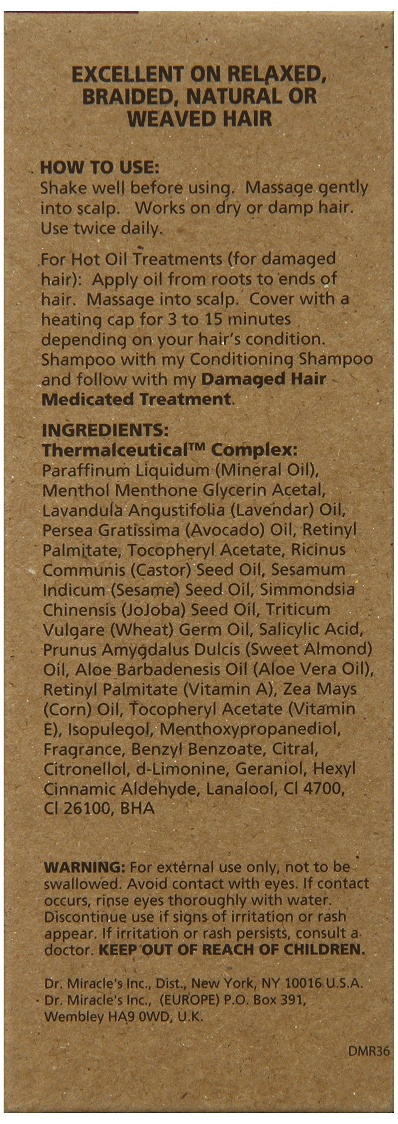 [Australia] - Dr. Miracle's Feel It Formula, Strengthen Daily Moisturizing Gro Oil, 4 Ounce 4 Fl Oz (Pack of 1) 
