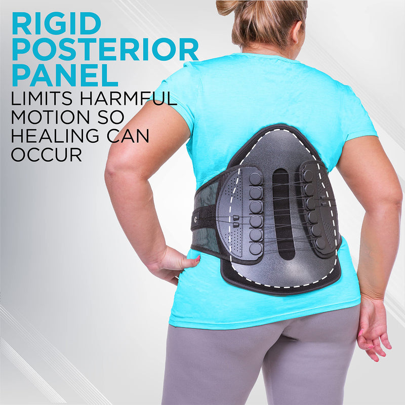 [Australia] - Spine Decompression Back Brace - MAC Plus Rigid Lumbosacral Corset Belt with Pulley System for Sciatica Pain, Disc Injury and After Laminectomy or Spinal Fusion Surgery (S) Small (Pack of 1) 