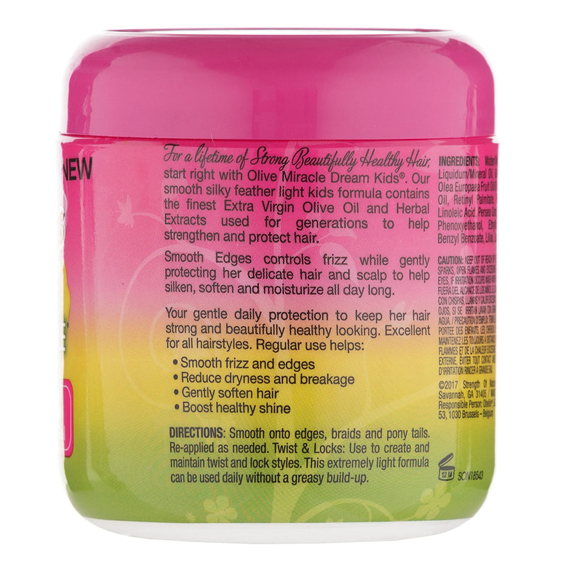[Australia] - African Pride Dream Kids Olive Miracle Anti-Frizzy Conditioning Gel Smooth Edges 170 g/6 oz 