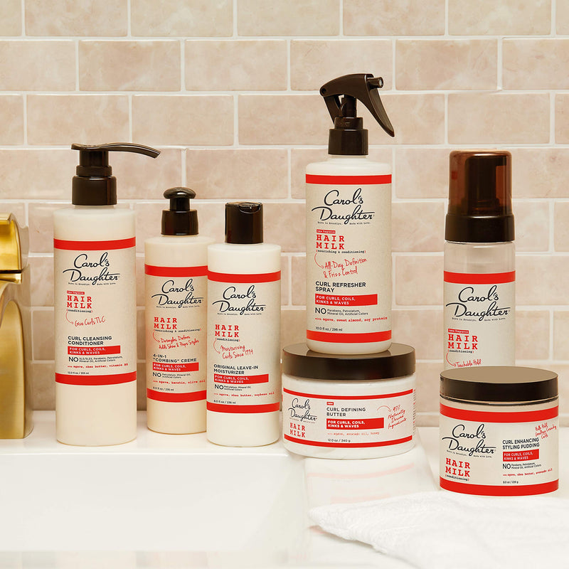 [Australia] - Curly Hair Products by Carol's Daughter, Hair Milk Sulfate Free Cleansing Conditioner For Curls, Coils and Waves, with Agave and Shea Butter, Sulfate Free Co Wash, 12 Fl Oz (Packaging May Vary) 