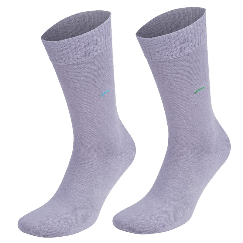 [Australia] - Bambooven Men’s Diabetic Dress and Trouser Socks – Premium Bamboo, Super Soft, Odor Free and Breathable, Calf Socks, Crew Socks, Luxury Bamboo Fibers (6 Pack) Mixed Color-6 Pack 