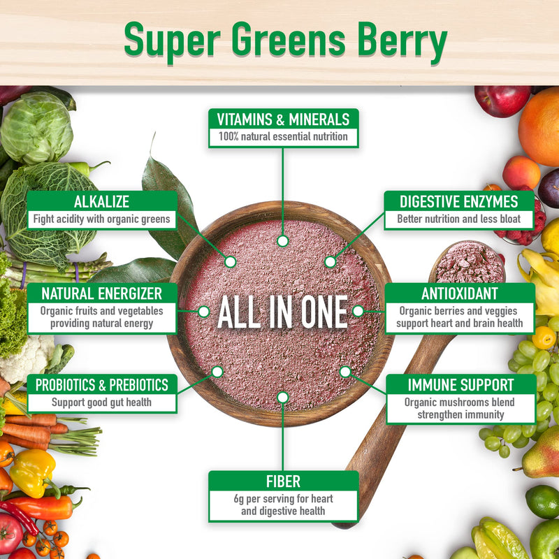 [Australia] - Country Farms Super Green Drink, Berry Flavor, 10.6 Ounce 