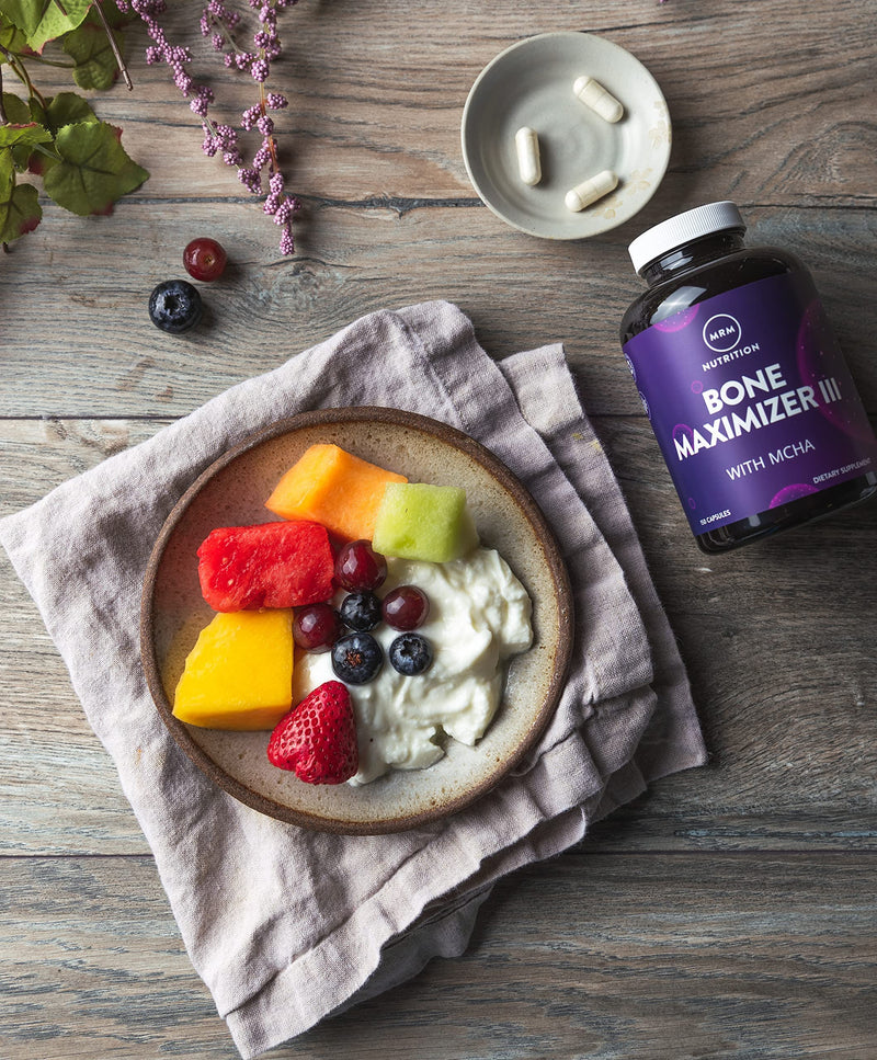 [Australia] - MRM Nutrition Bone Maximizer® III | with MCHA + Vitamin D3 + Vitamin K2 | Bone Health | High Potency | Key Vitamins and Minerals for Bones | 50 Servings 