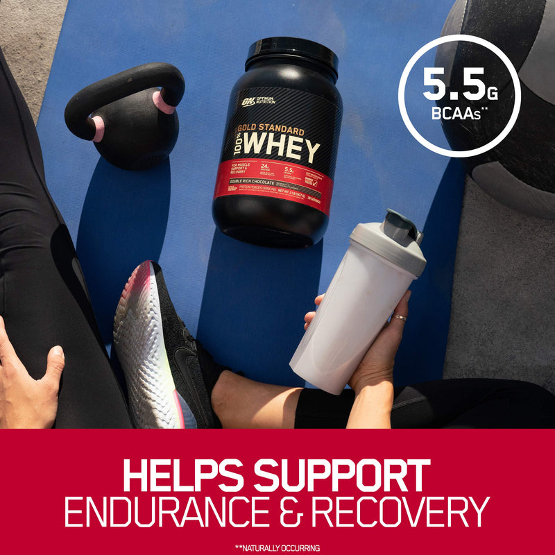 [Australia] - Optimum Nutrition Gold Standard 100% Whey Protein Powder, Double Rich Chocolate (1 lb.), Package may vary 