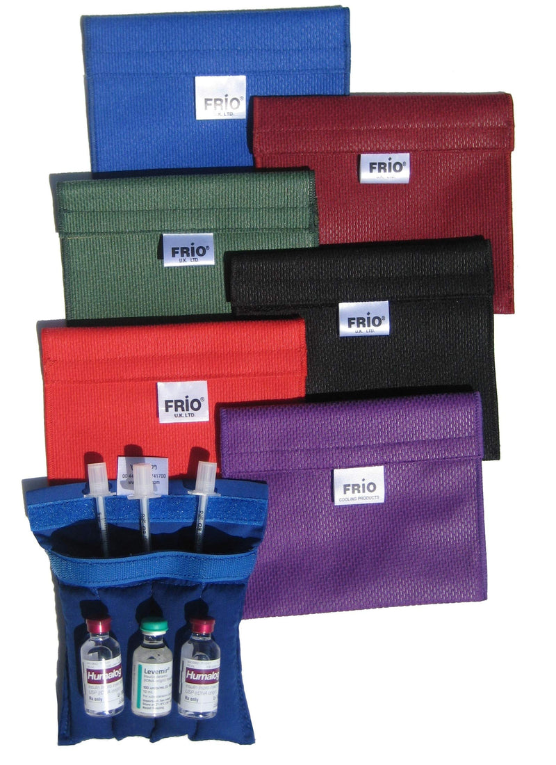 [Australia] - FRIO Insulin Pen Cooling case, Reusable evaporative Medication Cooler - Diabetic Travel case - No Freezing or Refrigeration - Extra Small Wallet, Purple 