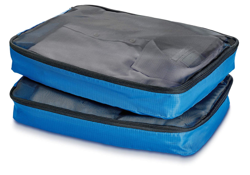 [Australia] - Go Travel Clothes / Garment Suitcase Packing Cubes - Large Capacity, Lightweight and Breathable - 2 Piece Set (Ref 285) 