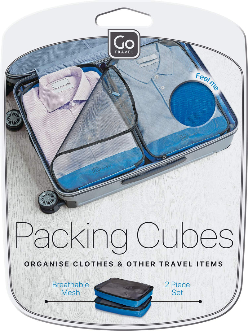 [Australia] - Go Travel Clothes / Garment Suitcase Packing Cubes - Large Capacity, Lightweight and Breathable - 2 Piece Set (Ref 285) 