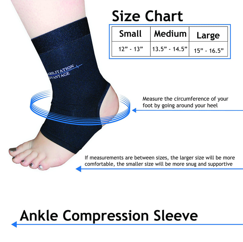 [Australia] - Copper Infused Ankle Compression Sleeve (Single) Small 