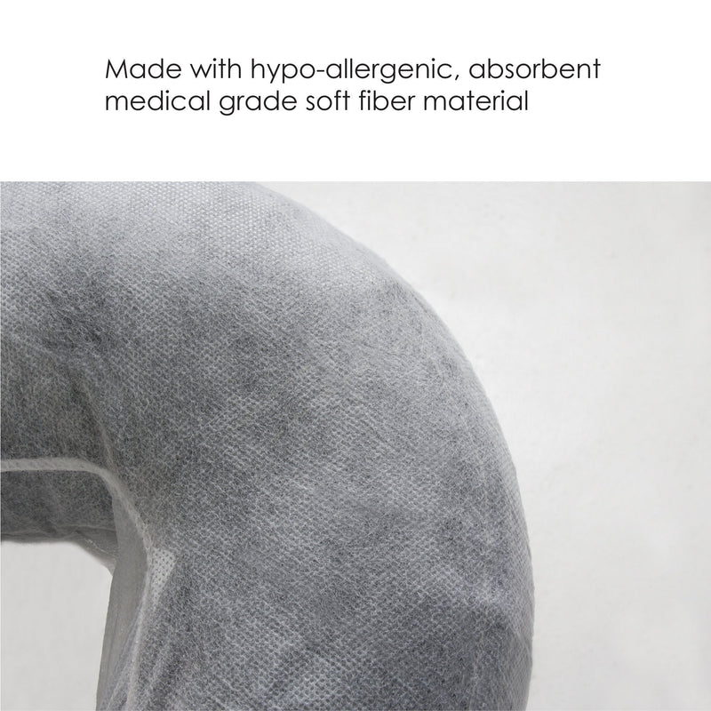 [Australia] - Earthlite Fitted Disposable Face Cradle Covers � Medical-Grade, Soft, Non-Sticking Massage Face Covers/Headrest Covers for Massage Tables & Massage Chairs 50 count Single 