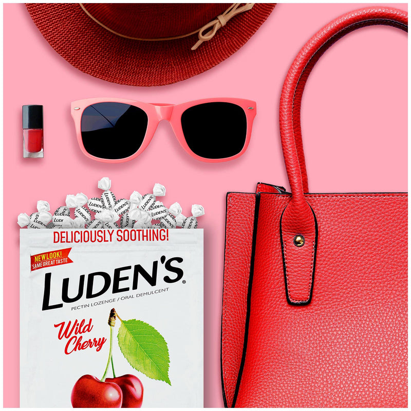 [Australia] - Ludens Deliciously Soothing Throat Drops, Wild Cherry Flavor, 90 Count 
