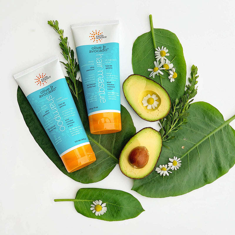 [Australia] - Earth Science Olive and Avocado Deep Conditioning Hair Masque 