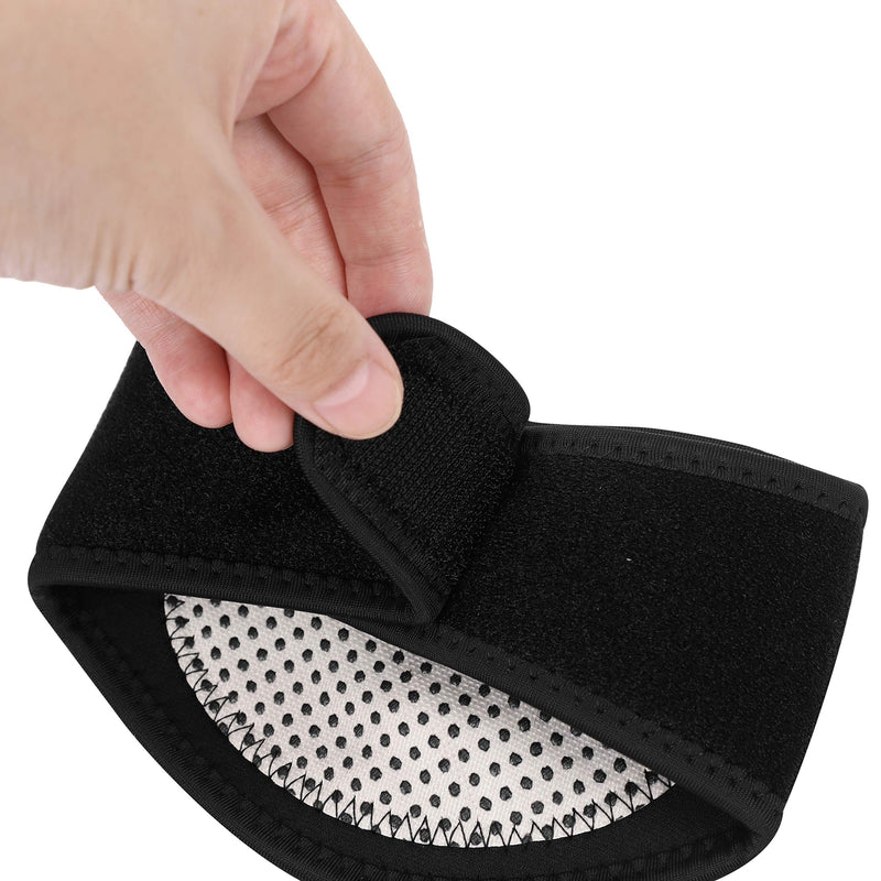 [Australia] - Adjustable Neck Support Brace Soft Compression Neck Protector Wrap Cervical Collar Breathable Physical Therapy Neck Brace Supports Pain Pressure Relief Sleeping Device for Chronic Neck Stiffness Black 