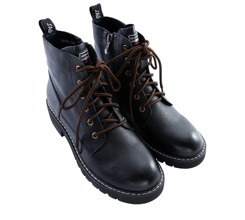 [Australia] - Heavy Duty and Durable Shoelaces for Boots,(2 Pairs) Work Boots & Hiking Shoes 40inch/100cm Coffee and Black 