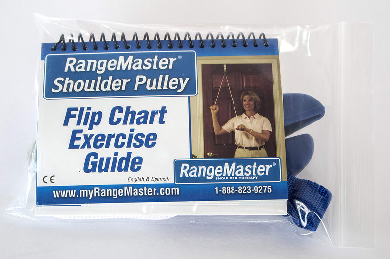 [Australia] - RangeMaster Molded Rubber Handle Shoulder Pulley │ Physical Therapy Tool │ Aids in Recovery and Rehabilitation │ Increases Mobility │ Web Strap Door Attachment 