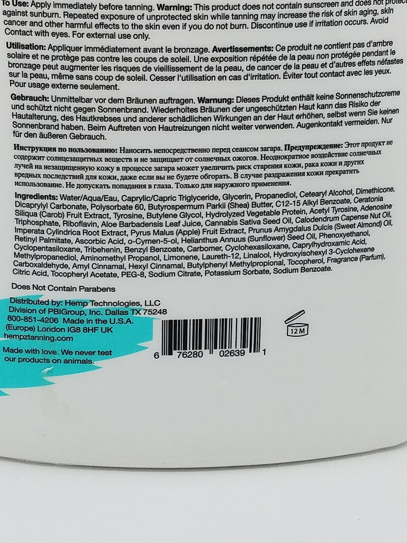 [Australia] - Hempz, Hydro Max, Ultra Dark Maximizer Indoor Tanning Salon Lotion 13.5 Fl OZ 