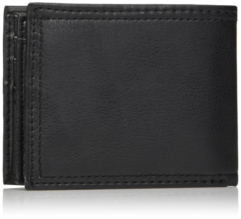 [Australia] - Levi's Men's Extra Capacity Slimfold Wallet One Size Black RFID 