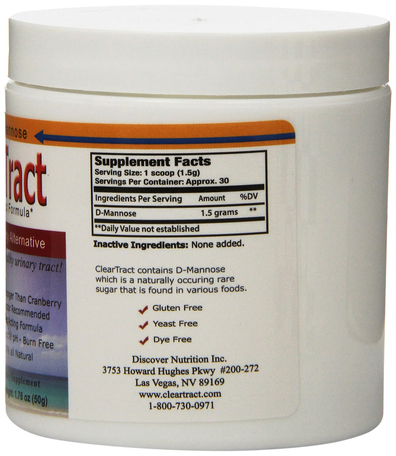 [Australia] - Cleartract D-Mannose Formula Powder, 50 Gram 