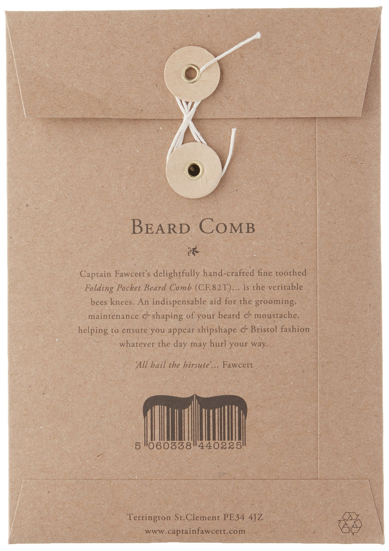 [Australia] - CAPTAIN FAWCETT Captain Fawcett Beard Comb (82T) 300 g (Pack of 1) 
