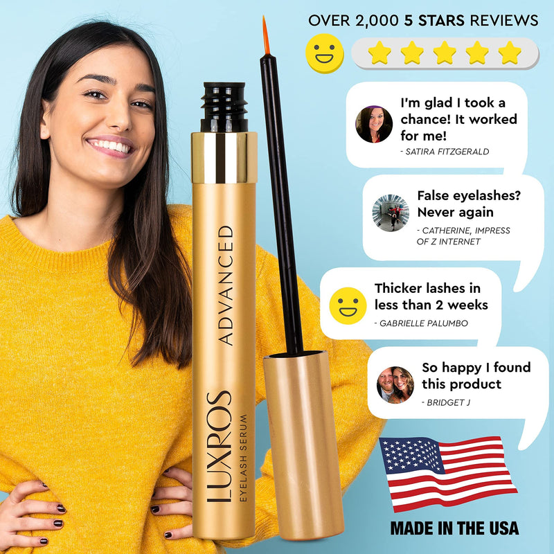 [Australia] - Eyelash & Eyebrow Serum - Eyelash Growth Serum to Grow Lashes - Eyelash Enhancer - Eyebrow Serum Rapid Growth - Thicker, Stronger, Healthier Lashes & Brows 5ml EyeLash Serum 
