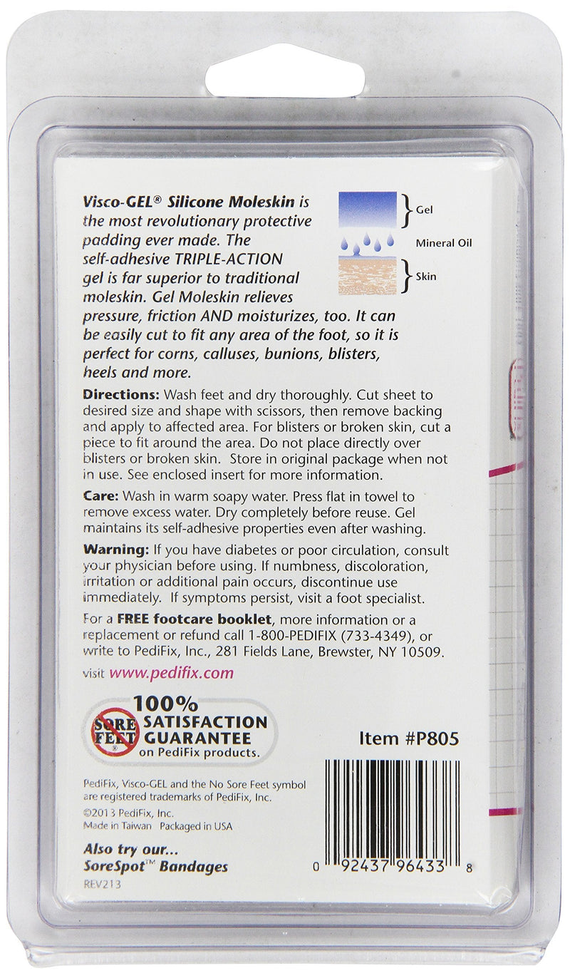 [Australia] - PediFix Visco-gel Moleskin Protective Padding, 2-Count 
