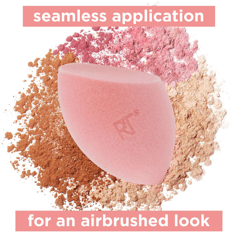 [Australia] - Real Techniques Miracle Powder Sponge Makeup Blender, Beauty Sponge, Microfiber Technology Ideal for Use with Powders 1 Powder Sponge 