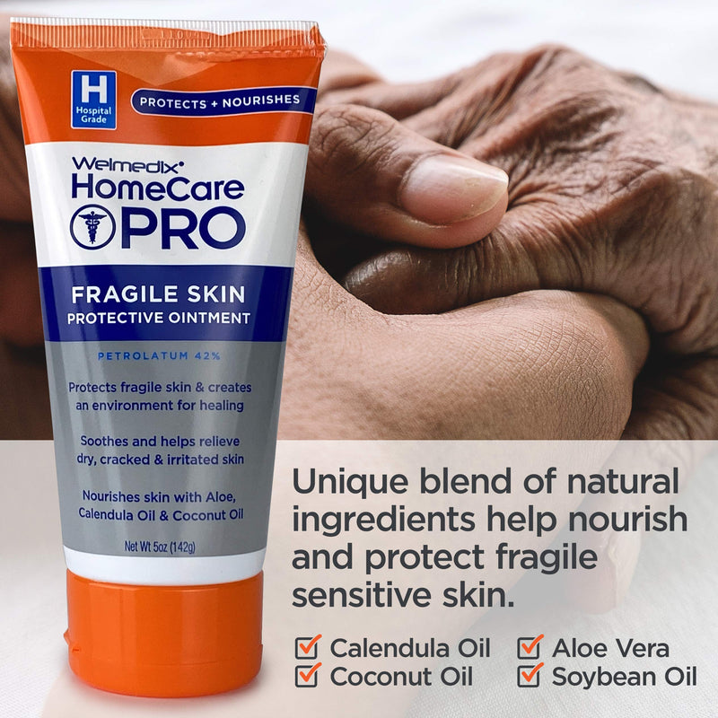 [Australia] - Welmedix Fragile Skin Protective Ointment | Hospital Grade Healing Ointment, Barrier Cream & Skin Protectant w/ Calendula for Treatment of Eczema, Psoriasis, Dermatitis, Bed Sores, Chafing (Pack of 3) 