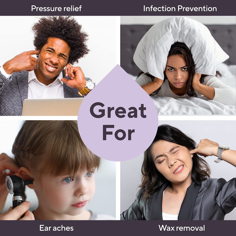[Australia] - Organic Ear Oil for Ear Infections All Natural Eardrops for Infection Prevention Swimmer's Ear and Wax Removal - Kids Adults Baby Dog Earache Remedy - with Mullein, Garlic | Marie Originals (2 Pack) 2 Fl Oz (Pack of 2) 