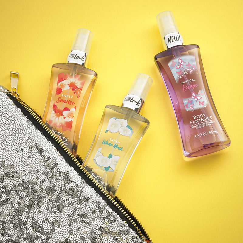 [Australia] - Body Fantasies Signature Fragrance Body Spray, Sweet Sunrise Fantasy, 8 Fluid Ounce 8 Fl Oz (Pack of 1) 