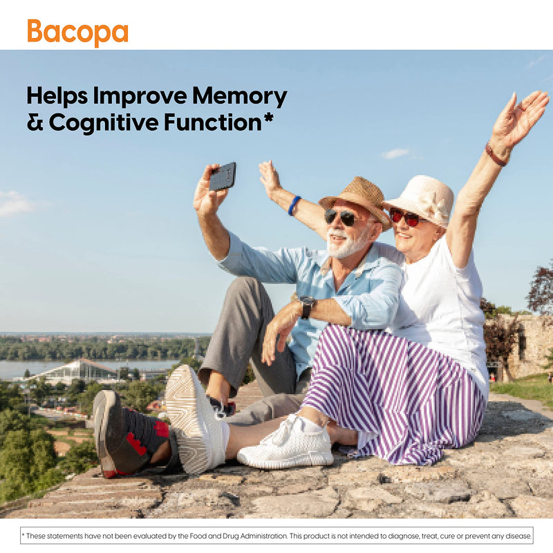 [Australia] - Doctor's Best Bacopa with Synapsa, Brain, Enhances Memory, Antioxidant, Non-GMO, Vegan, Gluten & Soy Free, 320 mg, 60 Count 