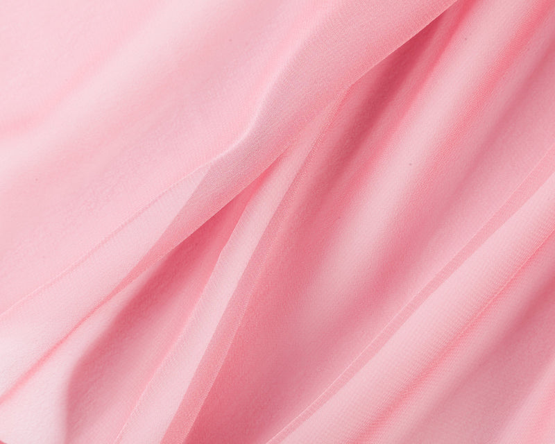 [Australia] - Signare Lightweight Chiffon Neck Scarf for Women with 8 Eye Catching Colours Pink 